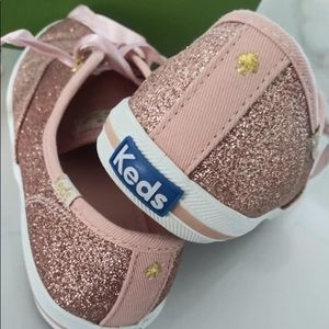 Kate space glitter pink keds